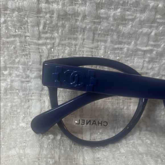 Authentic CHANEL dark blue Glasses 3308 c. 1502 size 50-18 - Picture 3 of 6